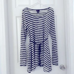 Maternity Tunic Black and White